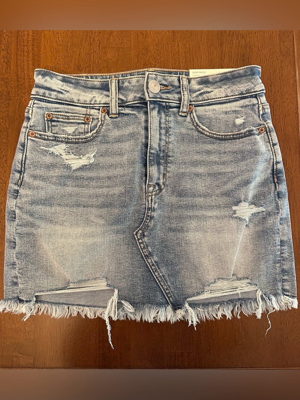 American Eagle Hi-Rise Mini Super Stretch Size 6